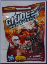 Ghost Ninja Henchman (Claws) from G.I. Joe - Micro Force - Basic Series manufactured by Hasbro [Front]