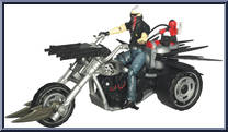 Doom Cycle (with Storm Rider) from G.I. Joe - Pursuit of Cobra - Vehicles manufactured by Hasbro [Loose]