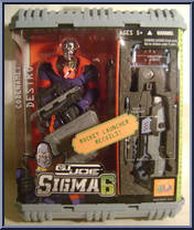 Destro (Rocket Launcher Recoils) from G.I. Joe - Sigma Six - Basic Series manufactured by Hasbro [Front]