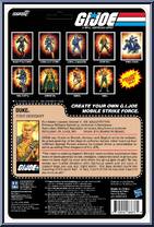 Duke (Cartoon) from G.I. Joe - ReAction + manufactured by Super7 [Back]