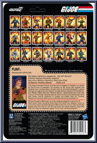 Flint from G.I. Joe - ReAction Figures manufactured by Super7 [Back]