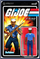 G.I. Joe Sailor from G.I. Joe - ReAction Figures manufactured by Super7 [Front]