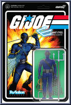 Snake Eyes (Combat Gladiator) from G.I. Joe - ReAction Figures manufactured by Super7 [Front]