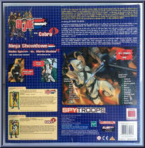 Ninja Showdown (Snake Eyes vs. Storm Shadow) from G.I. Joe vs. Cobra - Spy Troops - 12" Scale manufactured by Hasbro [Back]