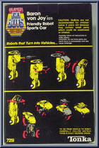 Baron von Joy from Go-Bots - Super Go-Bots manufactured by Tonka [Back]