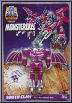 South Claw from Go-Bots - Monsterous manufactured by Tonka [Front]