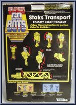 Staks from Go-Bots - Super Go-Bots manufactured by Tonka [Back]