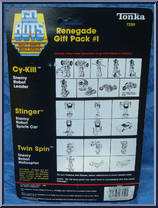 Renegade Gift Pack #1 from Go-Bots - Gift Packs manufactured by Tonka [Back]