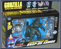 Godzilla from Godzilla - Godzilla Wars - Power-Up Snap-On Armor manufactured by Trendmasters [Front]