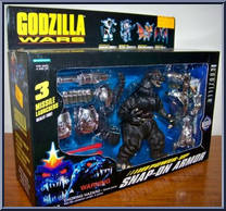 Supercharged Godzilla from Godzilla - Godzilla Wars - Power-Up Snap-On Armor manufactured by Trendmasters [Front]