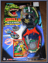 Godzilla vs. Ghidorah in San Francisco from Godzilla - King of the Monsters - Micro-Battle Playsets manufactured by Trendmasters [Front]