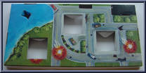 Godzilla Attacks N.Y. - Giant Play Set from Godzilla - King of the Monsters - Playsets manufactured by Trendmasters [Loose]