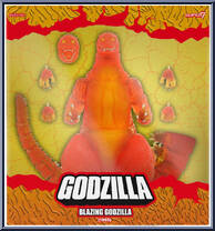 Blazing Godzilla (1200 Degrees Clear Orange) from Godzilla - Ultimates manufactured by Super7 [Front]