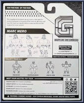 Marc Mero (Yellow Shorts) from Grapplers & Gimmicks - Basic Series manufactured by Hasttel Toy [Back]