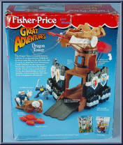 Dragon Tower from Great Adventures - Basic Series manufactured by Fisher-Price [Back]