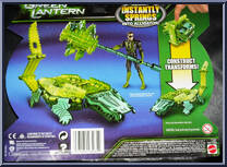 Galactic Gator / Hal Jordan from Green Lantern - Movie - Battle Shifters manufactured by Mattel [Back]