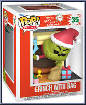 Grinch with Bag (Deluxe) from Grinch - Pop! Vinyl Figures manufactured by Funko [Front]