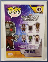 Star-Lord from Guardians of the Galaxy - Pop! Vinyl Figures manufactured by Funko [Back]