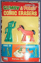 Gumby / Pokey from Gumby - Comic Erasers manufactured by Lakeside Toys [Front]