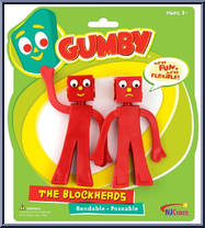 Blockheads from Gumby - 2014 Green Cards manufactured by NJ Croce [Front]