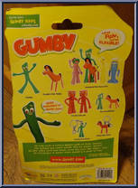 Gumby from Gumby - 2014 Green Cards manufactured by NJ Croce [Back]