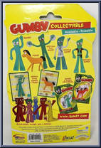 Gumby from Gumby - 2008 Green Cards manufactured by NJ Croce [Back]