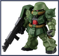 MS-06FZ Zaku II Kai (Fritz Helmet Specification) from Gundam Converge - Series 22 manufactured by Bandai [Loose]