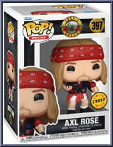 Axl Rose (Red Bandana / Black Shirt) (Chase) from Guns N Roses - Pop! Vinyl Figures manufactured by Funko [Front]