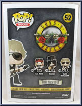 Duff McKagan from Guns N Roses - Pop! Vinyl Figures manufactured by Funko [Back]