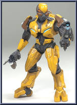 Elite Assault (Gold) from Halo 3 - Series 6 - Medal Edition manufactured by McFarlane [Loose]