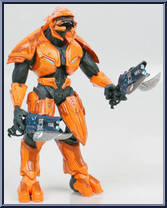 Elite Combat (Orange) from Halo 3 - Series 8 manufactured by McFarlane [Loose]