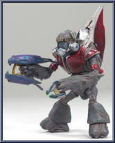 Grunt (Red) from Halo 3 - Series 6 - Medal Edition manufactured by McFarlane [Loose]