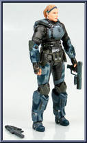 Oni Operative Dare (No Helmet) from Halo 3 - Series 8 manufactured by McFarlane [Loose]