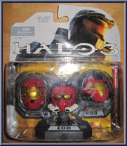 Mark VI (Red) / EOD (Red) / CQB (Red) from Halo 3 - Helmets - Series 1 manufactured by McFarlane [Front]