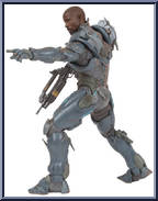 Spartan Locke from Halo 5 - Series 1 - 10" Scale manufactured by McFarlane [Loose]