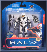 Spartan Mark VI (White / Blue) from Halo - Anniversary - Series 2 manufactured by McFarlane [Front]