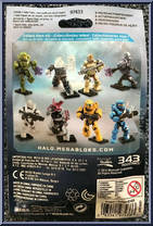 Covenant Brute Major from Halo - Blind Bags - Alpha manufactured by Mega Bloks [Back]