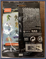 Spartan (Green) from Halo - Blind Bags - Series 11 - Clash on the Ring manufactured by Mega Bloks [Back]