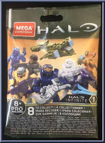 Blue Spartan Mark VII from Halo - Blind Bags - Series 12 - Halo Infinite 1 manufactured by Mega Bloks [Front]