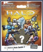 Covenant Elite Pilot (Yellow) from Halo - Blind Bags - Series  3 manufactured by Mega Bloks [Front]