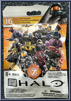 Elite Ultra (Mystery) (Blue Translucent) from Halo - Blind Bags - Series  7 manufactured by Mega Bloks [Front]