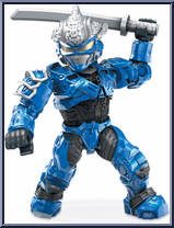 Hayabusa Spartan (Blue) from Halo - Blind Bags - Series  1 manufactured by Mega Bloks [Loose]