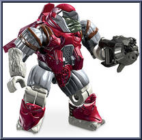 Covenant Brute Jump Pack (Crimson) from Halo - Blind Bags - Series  7 manufactured by Mega Bloks [Loose]