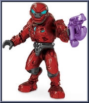 Covenant Elite Pilot (Crimson) from Halo - Blind Bags - Series  4 manufactured by Mega Bloks [Loose]