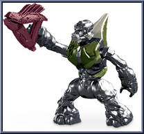 Covenant Grunt (Green) from Halo - Blind Bags - Series  7 manufactured by Mega Bloks [Loose]