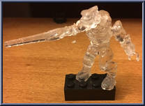 Covenant Elite Combat (Active Camo) from Halo - Blind Bags - Series  3 manufactured by Mega Bloks [Loose]