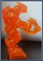 Elite Ultra (Orange Translucent) from Halo - Blind Bags - Series  7 manufactured by Mega Bloks [Loose]