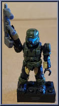 UNSC Pilot (Green) from Halo - Blind Bags - Series  1 manufactured by Mega Bloks [Loose]