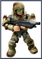 UNSC Marine from Halo - Blind Bags - Series 11 - Clash on the Ring manufactured by Mega Bloks [Loose]