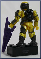 UNSC Marine (Yellow) from Halo - Blind Bags - Series  5 manufactured by Mega Bloks [Loose]
